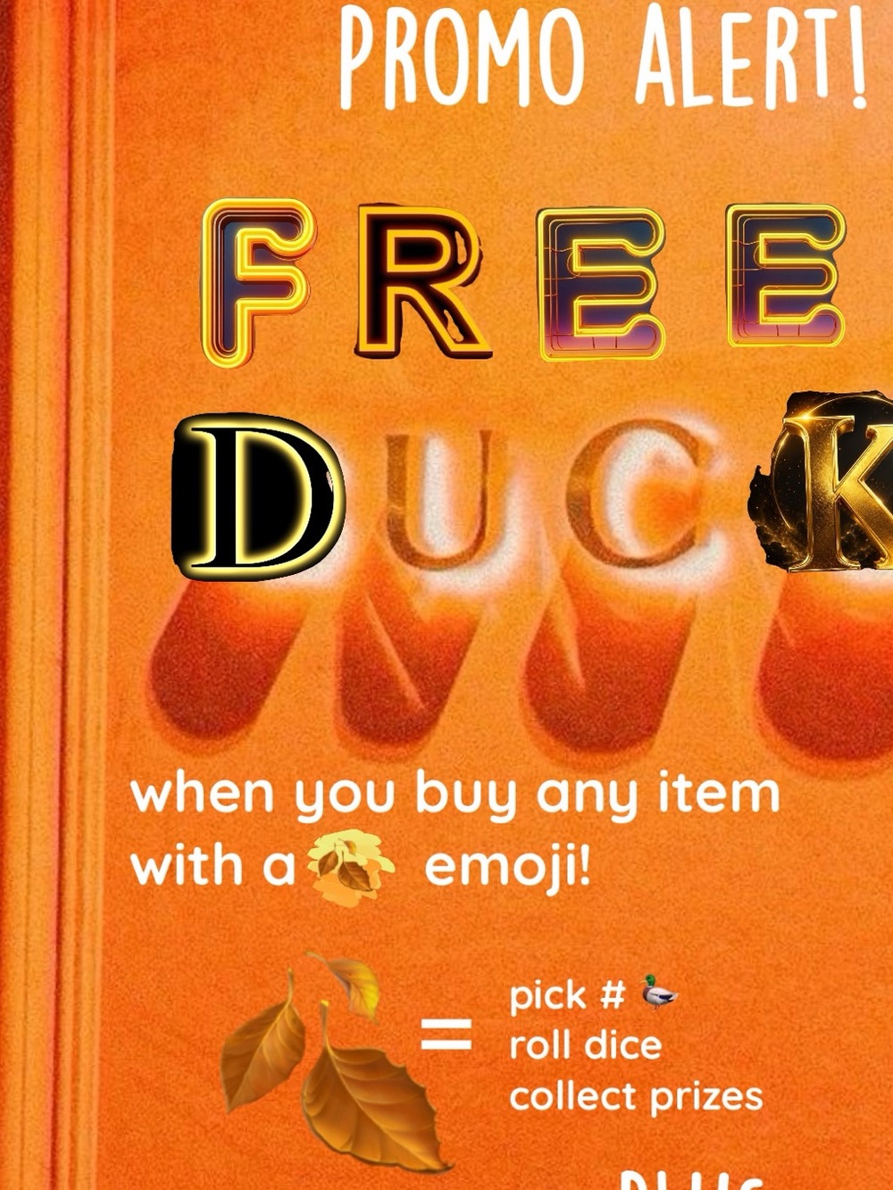 🍂 LOOOK FOR ITEMS WITH A 🍂